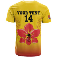 Orchids PNG Rugby Custom T Shirt Go Champions Papua New Guinea LT14 - Polynesian Pride
