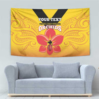 Orchids PNG Rugby Custom Tapestry Go Champions Papua New Guinea LT14 - Polynesian Pride