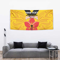 Orchids PNG Rugby Custom Tapestry Go Champions Papua New Guinea LT14 - Polynesian Pride