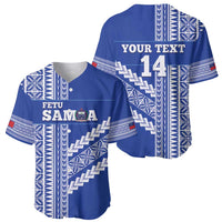 Fetu Samoa Rugby Custom Baseball Jersey Siapo Pattern - Sporty Style LT14 - Polynesian Pride
