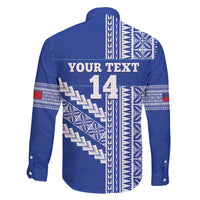 Fetu Samoa Rugby Custom Family Matching Summer Maxi Dress and Hawaiian Shirt Siapo Pattern - Sporty Style LT14 - Polynesian Pride
