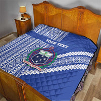 Fetu Samoa Rugby Custom Quilt Siapo Pattern - Sporty Style LT14 - Polynesian Pride