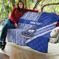 Fetu Samoa Rugby Custom Quilt Siapo Pattern - Sporty Style LT14 - Polynesian Pride