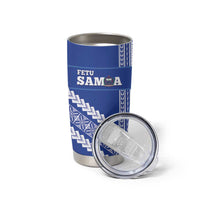 Custom Fetu Samoa Rugby Tumbler Cup Siapo Pattern - Sporty Style