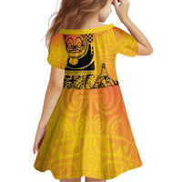 Marquesas Islands Family Matching Summer Maxi Dress and Hawaiian Shirt Marquesan Matatiki Fish Hook Patutiki - Polynesian Pride