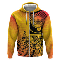 Marquesas Islands Hoodie Marquesan Matatiki Fish Hook Patutiki - Polynesian Pride