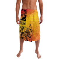Marquesas Islands Lavalava Marquesan Matatiki Fish Hook Patutiki LT14 Yellow - Polynesian Pride