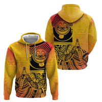 Marquesas Islands Zip Hoodie Marquesan Matatiki Fish Hook Patutiki - Polynesian Pride