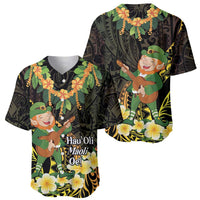 Hawaii Saint Patrick's Day Baseball Jersey Ukulele Leprechaun Hau'Oli Maoli Oe!