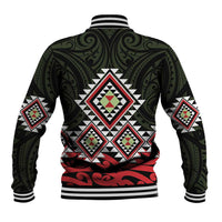 Kia Ora Aotearoa Baseball Jacket 2025 Pasifika Maori Taniko Motifs