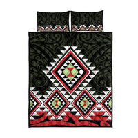 Kia Ora Aotearoa Quilt Bed Set 2025 Pasifika Maori Taniko Motifs