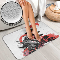 Japanese Samurai Warrior Enso Bathroom Set Japan Pagoda Sakura Watercolor - Polynesian Pride