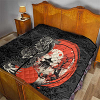Japanese Dragon Katana Enso Quilt Japan Pagoda Seamless Cloud - Polynesian Pride