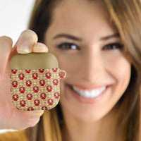 Japanese Daruma Doll AirPods Case Palaka With Seamless Bamboo Pattern LT14 - Polynesian Pride
