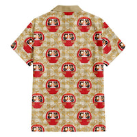 Japanese Daruma Doll Family Matching Mermaid Dress and Hawaiian Shirt Palaka With Seamless Bamboo Pattern - Polynesian Pride