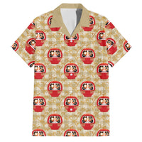 Japanese Daruma Doll Family Matching Puletasi and Hawaiian Shirt Palaka With Seamless Bamboo Pattern - Polynesian Pride