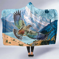 New Zealand South Island Hooded Blanket Te Waipounamu Aoraki Kea Bird