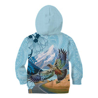 New Zealand South Island Kid Hoodie Te Waipounamu Aoraki Kea Bird