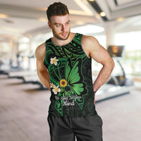 Polynesia Mental Health Awareness Men Tank Top Green Ribbon Be Kind To Your Mind
