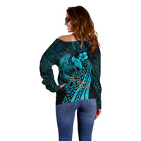 Polynesia World Ovarian Cancer Day Off Shoulder Sweater You Matter Polynesian Women
