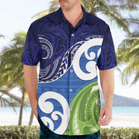 Southland New Zealand Hawaiian Shirt Maori Koru Flag Color