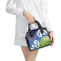 Southland New Zealand Shoulder Handbag Maori Koru Flag Color LT14 - Polynesian Pride
