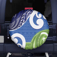 Southland New Zealand Spare Tire Cover Maori Koru Flag Color