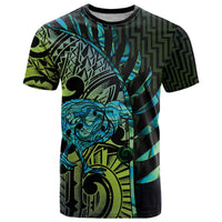 Southland Takehe Pounama T Shirt Aotearoa Poutama Paua Shell Fern