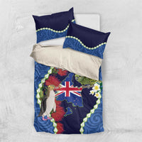 Southland Anniversary Day Bedding Set Murihiku 1861 Maori Bird Mix Pohutukawa