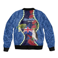 Southland Anniversary Day Bomber Jacket Murihiku 1861 Maori Bird Mix Pohutukawa LT14 - Polynesian Pride