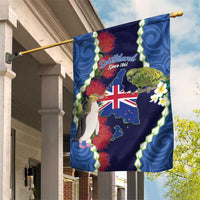 Southland Anniversary Day Garden Flag Murihiku 1861 Maori Bird Mix Pohutukawa