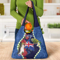 Southland Anniversary Day Grocery Bag Murihiku 1861 Maori Bird Mix Pohutukawa