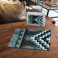 Paua Shell Taniko Pattern Aotearoa Puzzle Niho Taniwha Mix Poutama - Polynesian Pride