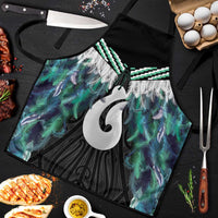 Aotearoa Korowai Motif Apron Hei Matau Poutama Maori Pattern - Polynesian Pride