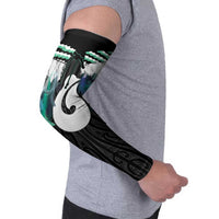 Aotearoa Korowai Motif Arm Sleeves Hei Matau Poutama Maori Pattern - Polynesian Pride