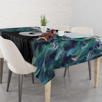 Aotearoa Korowai Motif Tablecloth Hei Matau Poutama Maori Pattern