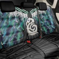 Aotearoa Korowai Motif Back Car Seat Cover Hei Manaia Poutama Maori Pattern