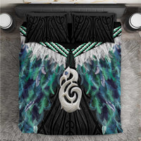Aotearoa Korowai Motif Bedding Set Hei Manaia Poutama Maori Pattern