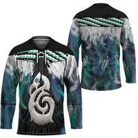 Aotearoa Korowai Motif Hockey Jersey Hei Manaia Poutama Maori Pattern LT14 - Polynesian Pride