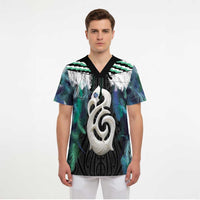 Aotearoa Korowai Motif Scrub Top Hei Manaia Poutama Maori Pattern - Polynesian Pride