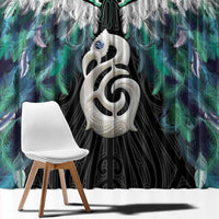 Aotearoa Korowai Motif Window Curtain Hei Manaia Poutama Maori Pattern