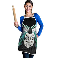 Aotearoa Korowai Motif Apron Maori Wheku Poutama - Polynesian Pride