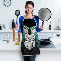 Aotearoa Korowai Motif Apron Maori Wheku Poutama - Polynesian Pride