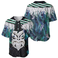 Aotearoa Korowai Motif Baseball Jersey Maori Wheku Poutama