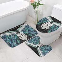 Aotearoa Korowai Motif Bathroom Set Maori Wheku Poutama - Polynesian Pride