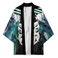 Aotearoa Korowai Motif Kimono Maori Wheku Poutama - Polynesian Pride