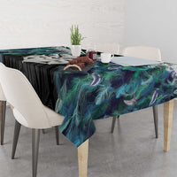 Aotearoa Korowai Motif Tablecloth Maori Wheku Poutama