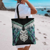 Aotearoa Korowai Motif Tote Bag Maori Wheku Poutama - Polynesian Pride