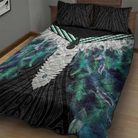 Aotearoa Korowai Motif Quilt Bed Set Maori Tane Poutama