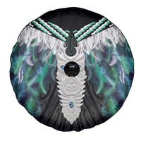 Aotearoa Korowai Motif Spare Tire Cover Maori Tane Poutama